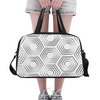 Fitness and Travel Bag - Custom Turtle Pattern - White Turtle - Accessories bags turtles