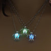 Glow in the Dark Small Turtle Pendant Necklace - 4 Colors - Jewelry necklaces, turtles