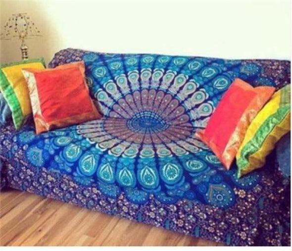 Hippie Mandala Tapestry/Beach Towel - 7 - Beachware beachware housewares indian mandalas tapestries