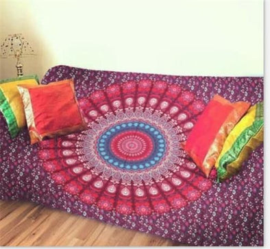 Hippie Mandala Tapestry/Beach Towel - 8 - Beachware beachware housewares indian mandalas tapestries