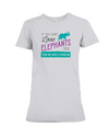 If You Dont Love Elephant Too Then We Have A Problem! Statement T-Shirt - Athletic Heather / S - Clothing elephants womens t-shirts