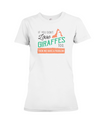 If You Dont Love Giraffes Too Then We Have A Problem! Statement T-Shirt - White / S - Clothing giraffes womens t-shirts