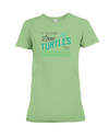 If You Dont Love Turtles Too Then We Have A Problem! Statement T-Shirt - Heather Green / S - Clothing turtles womens t-shirts