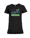 If You Dont Love Zebras Too Then We Have A Problem! Statement T-Shirt - Black / S - Clothing womens t-shirts zebras