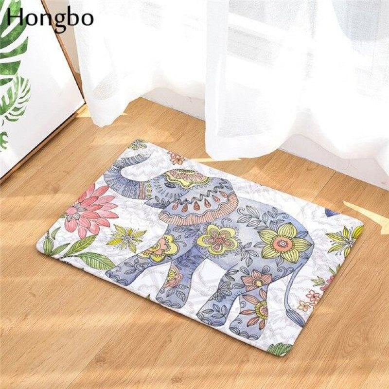 Elephant Bathroom Rug