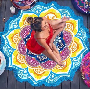 Indian Mandala Beach/Yoga Towel - Beachware beachware, indian, mandalas, tapestries, yoga gear