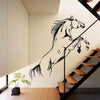Basic Drawing of Jumping Horse Wall Sticker - Wall Art horses wall stickers