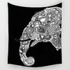 Mandala India Elephant Wall Tapestry - Side Elephant - beachware elephants mandalas tapestries yoga gear