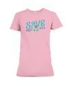 Save the Elephants Statement T-Shirt - Design 6 - Pink / S - Clothing elephants womens t-shirts