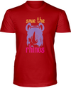 Save The Rhinos T-Shirt - Design 3 - Red / S - Clothing rhinos womens t-shirts