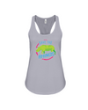 Save The Rhinos Tank-Top - Design 4 - Athletic Heather / S - Clothing rhinos womens t-shirts