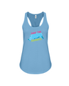 Save The Rhinos Tank-Top - Design 5 - Ocean Blue / S - Clothing rhinos womens t-shirts