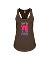 Save The Rhinos Tank-Top - Design 6 - Chocolate / S - Clothing rhinos womens t-shirts