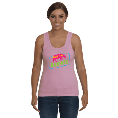 Save The Rhinos Tank-Top - Design 7 - Clothing Rhinos Womens T-Shirts