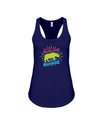 Save The Rhinos Tank-Top - Design 8 - Navy / S - Clothing Rhinos Womens T-Shirts