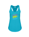 Save The Rhinos Tank-Top - Design 8 - Turquoise / S - Clothing Rhinos Womens T-Shirts
