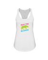 Save The Rhinos Tank-Top - Design 8 - White / S - Clothing Rhinos Womens T-Shirts