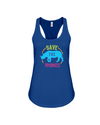 Save The Rhinos Tank-Top - Design 9 - Navy / S - Clothing rhinos womens t-shirts
