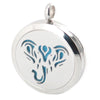 Stainless Steel Aromatherapy Oil Diffuser Elephant Locket & Necklace - Jewelry aromatherapy elephants
