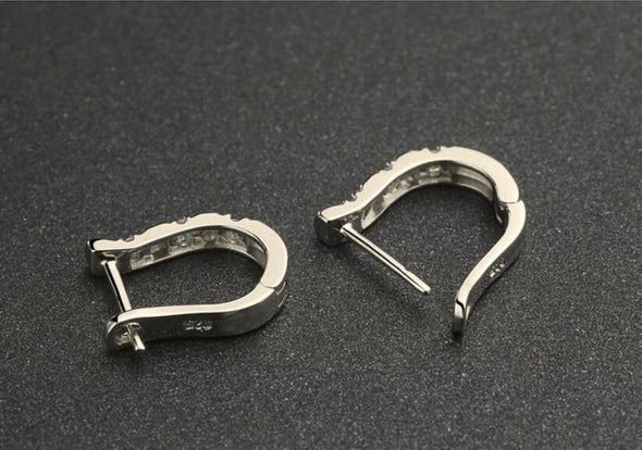 Sterling Silver Horse Shoe Earrings - Jewelry earrings horses