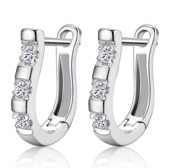 Sterling Silver Horse Shoe Earrings - Jewelry earrings horses