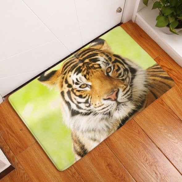 Tiger Kitchen & Bathroom Floor Mat - Absorbent Anti-Slip Rug - 4 / 50x80cm - Housewares big cats, floor mats, housewares, tigers