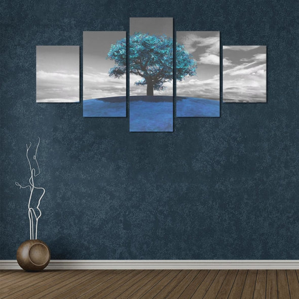 Tree on the Hill - Canvas Wall Art - Wall Art canvas prints trees