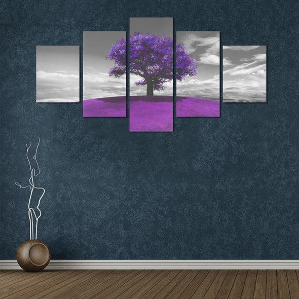 Tree on the Hill - Canvas Wall Art - Wall Art canvas prints trees