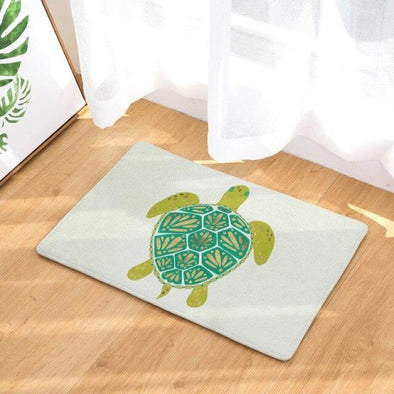 Turtle Kitchen & Bathroom Floor Mat - Absorbent Anti-Slip Rug - 10 / 40x60cm - Housewares floor mats, housewares, turtles
