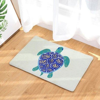 Turtle Kitchen & Bathroom Floor Mat - Absorbent Anti-Slip Rug - 8 / 40x60cm - Housewares floor mats, housewares, turtles