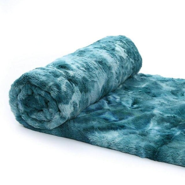 Ultra-Soft Faux Fur Throw Blanket - Blue / 160x200cm - Housewares hot new items, housewares