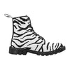 Womens Canvas Ankle Boots - Custom Tiger Pattern - Footwear ankle boots big cats boots tigers