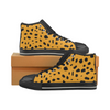 Womens Chucks High Top Sneakers - Custom Cheetah Pattern - Orange Cheetah / Us6 - Footwear Big Cats Cheetahs Chucks Sneakers Sneakers