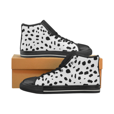 Womens Chucks High Top Sneakers - Custom Cheetah Pattern - White Cheetah / Us6 - Footwear Big Cats Cheetahs Chucks Sneakers Sneakers
