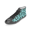 Womens Chucks High Top Sneakers - Custom Leopard Pattern - Footwear Big Cats Chucks Sneakers Leopards Sneakers