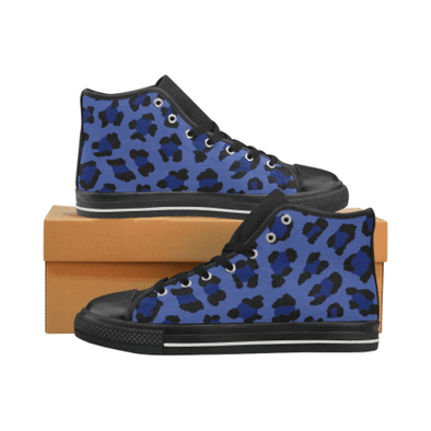 Blue on blue sneakers leopard shop