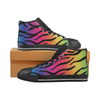 Womens Chucks High Top Sneakers - Custom Tiger Pattern - Rainbow Tiger / US6 - Footwear big cats chucks sneakers sneakers tigers
