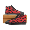 Womens Chucks High Top Sneakers - Custom Tiger Pattern - Red Tiger / US6 - Footwear big cats chucks sneakers sneakers tigers