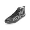 Womens Chucks High Top Sneakers - Custom Zebra Pattern w/Black Background - Footwear chucks sneakers sneakers zebras