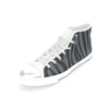 Womens Chucks High Top Sneakers - Custom Zebra Pattern w/White Background - Footwear chucks sneakers sneakers zebras