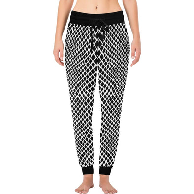 Womens Long John Pajamas - New Black & White Animal Patterns - Crocs / XS - Clothing hot new items leggings yoga gear yoga pants