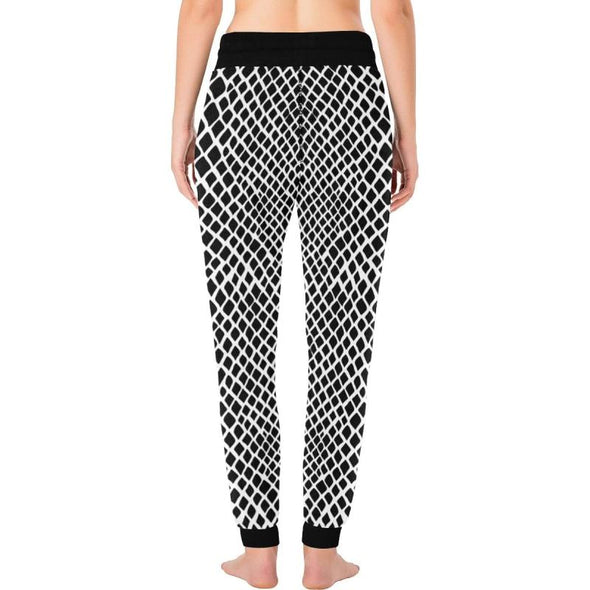 Womens Long John Pajamas - New Black & White Animal Patterns - Clothing hot new items leggings yoga gear yoga pants