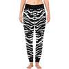 Womens Long John Pajamas - New Black & White Animal Patterns - Tiger / XS - Clothing hot new items leggings yoga gear yoga pants