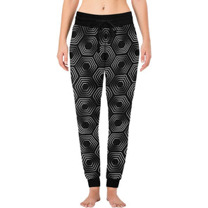 Womens Long John Pajamas - New Black & White Animal Patterns - Turtle / XS - Clothing hot new items leggings yoga gear yoga pants