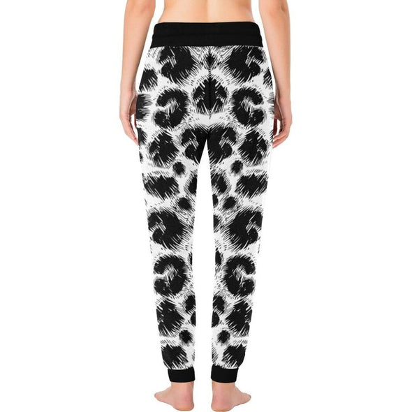 Womens Long John Pajamas - New Leopard Pattern - Clothing big cats hot new items leggings leopards