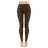 Womens Premium Leggings - Custom Animal Fur Prints - Dark Brown Fur Print / S - Clothing hot new items leggings yoga gear