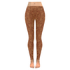 Womens Premium Leggings - Custom Animal Fur Prints - Orange Fur Print / S - Clothing hot new items leggings yoga gear