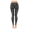 Womens Premium Leggings - Custom Black & White Animal Patterns - Black & White Cheetah / S - Clothing hot new items leggings yoga gear