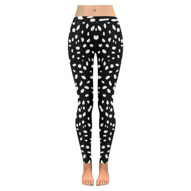 Womens Premium Leggings - Custom Black & White Animal Patterns - Black & White Cheetah / S - Clothing hot new items leggings yoga gear