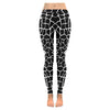 Womens Premium Leggings - Custom Black & White Animal Patterns - Black & White Giraffe / S - Clothing hot new items leggings yoga gear